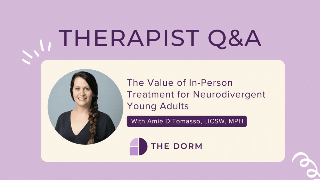 Creating Connection: The Importance of In-Person Support for Neurodivergent Young Adults