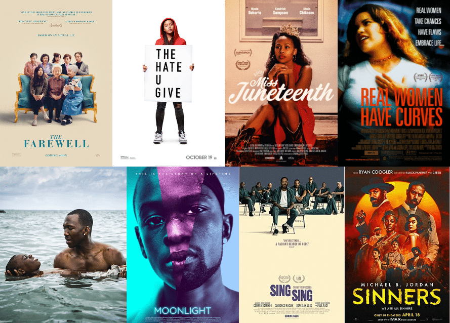 POC Affinity Group Resource Guide Image Including Films and TV Shows